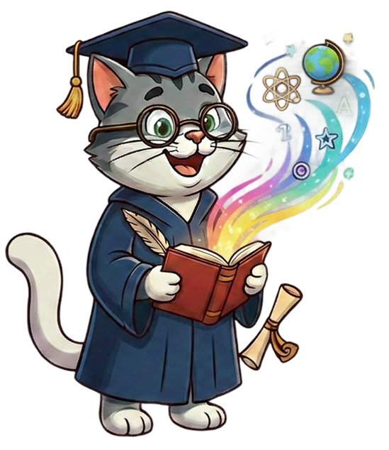 Кот учёный